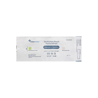 Plasma Self Seal Pouch, 100x260mm