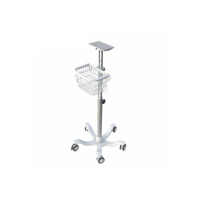 Monitor Roll Stand with Basket