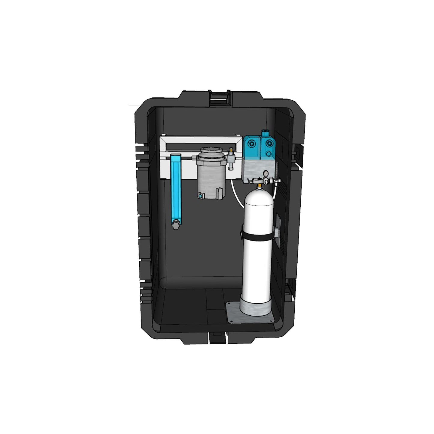 MQV1100 Anaesthetic Machine Portable in Pelican Case